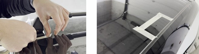 Mark the Mounting Areas with Tape