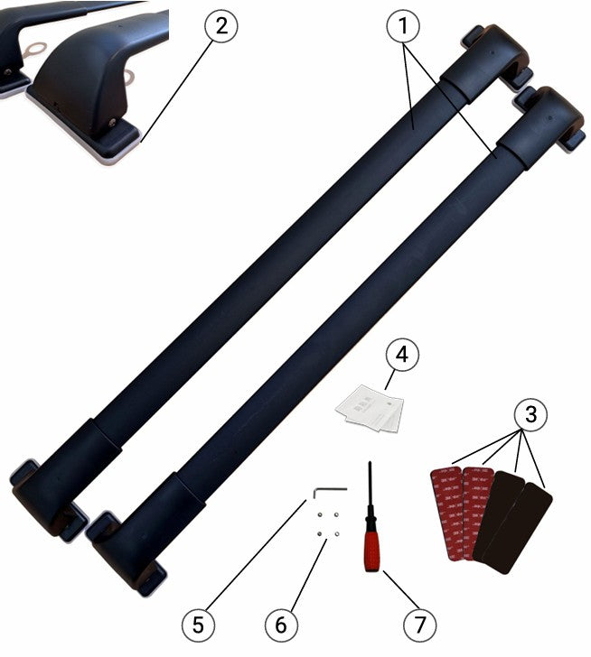 BMW i3 roof rails basic set